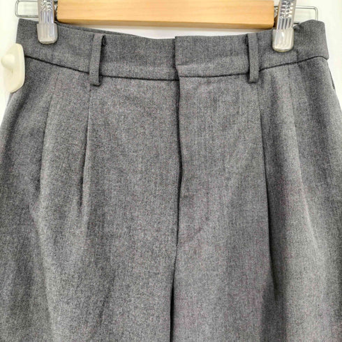 ユニクロ UNIQLO タックワイドパンツ(ツータック・丈標準69~71cm) レディース JPN:M