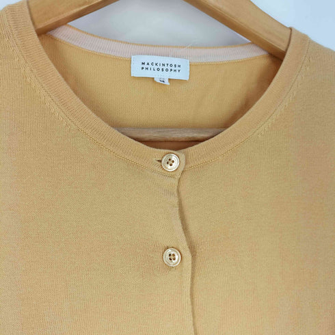 マッキントッシュフィロソフィー MACKINTOSH PHILOSOPHY コットン クルーネックカーディガン レディース JPN:38