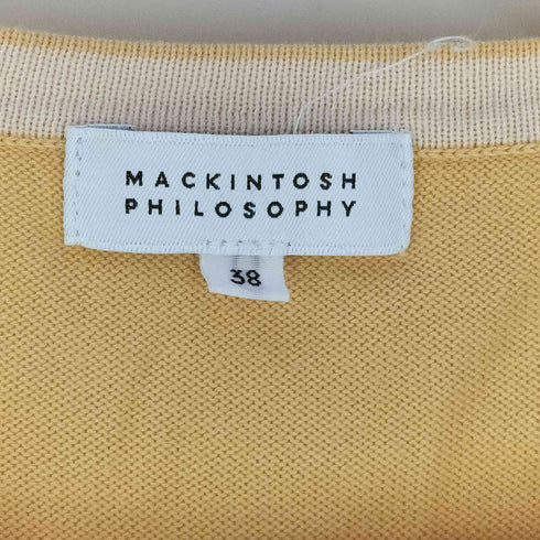 マッキントッシュフィロソフィー MACKINTOSH PHILOSOPHY コットン クルーネックカーディガン レディース JPN:38