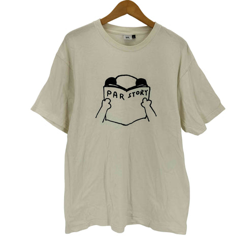 PAR STORE プリントクルーネックTシャツ メンズ XL