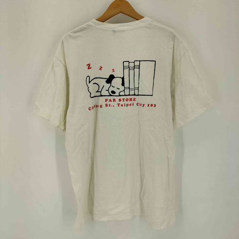 PAR STORE プリントクルーネックTシャツ メンズ XL
