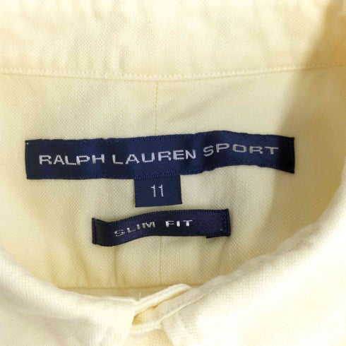 ラルフローレンスポーツ RALPH LAUREN SPORT SLIM FIT スモールポニー刺繍 S/S BDシャツ レディース JPN:11号