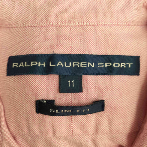 ラルフローレンスポーツ RALPH LAUREN SPORT SLIM FIT スモールポニー刺繍 S/S BDシャツ レディース JPN:11号