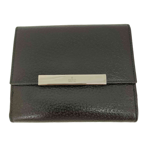 グッチ GUCCI 三つ折りレザーウォレット メンズ