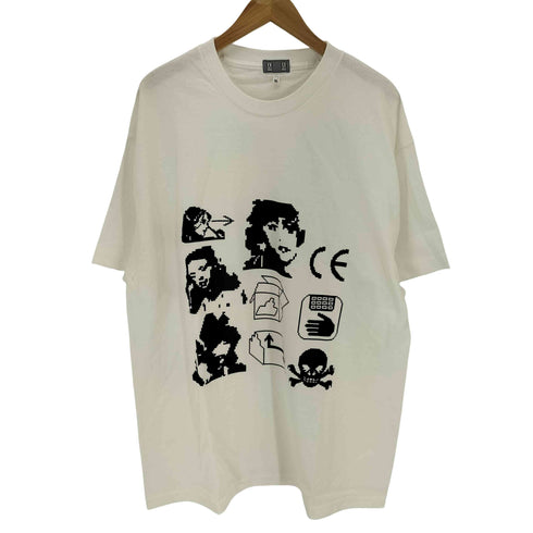シーイー C.E イラストプリント クルーネックTシャツ メンズ XL