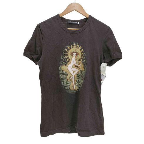 ドルチェアンドガッバーナ DOLCE&GABBANA 00S GODDESS 女神 プリント S/S クルーネック Tシャツ Y2K レディース EUR:48