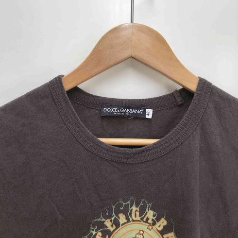 ドルチェアンドガッバーナ DOLCE&GABBANA 00S GODDESS 女神 プリント S/S クルーネック Tシャツ Y2K レディース EUR:48