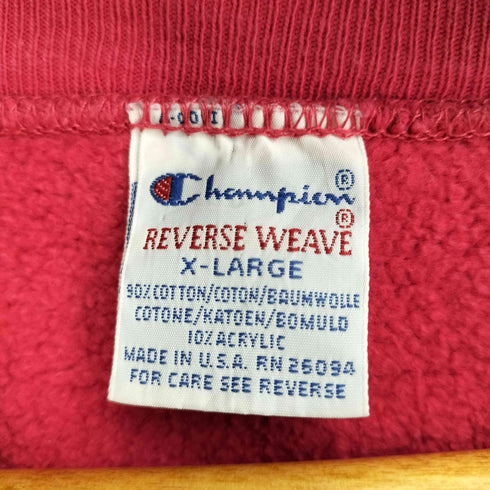 チャンピオン Champion 90s 刺繍タグ REVERSE WEAVE MADE IN U.S.A. メンズ import:XL