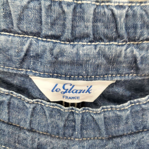 ルグラジック le glazik コットンリネン クロップド ペインターパンツ レディース 34