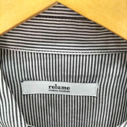 ジャーナルスタンダードレリューム JOURNAL STANDARD relume コットンハーフスリーブシャツワンピース レディース ONE SIZE