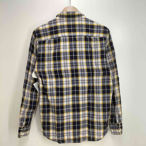 アーペーセー A.P.C. コットン リネン チェック L/S ボタンダウン シャツ メンズ import:S