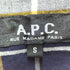 アーペーセー A.P.C. コットン リネン チェック L/S ボタンダウン シャツ メンズ import:S