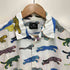 ピーエスポールスミス PS Paul Smith アニマル 総柄 S/S オープンカラー シャツ メンズ import:M