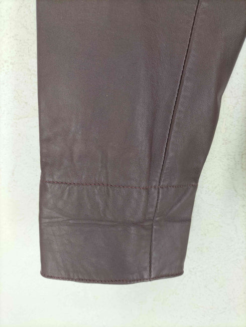 POLA lamb leather ラムレザーシャツジャケット レディース 13