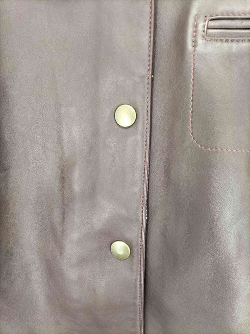 POLA lamb leather ラムレザーシャツジャケット レディース 13