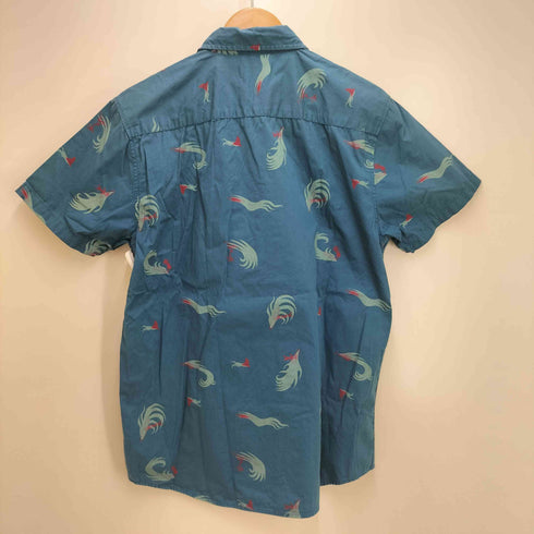 ポーラー POLER サーフ 総柄 S/S レギュラーカラー シャツ メンズ import:S