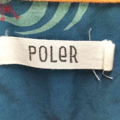 ポーラー POLER サーフ 総柄 S/S レギュラーカラー シャツ メンズ import:S