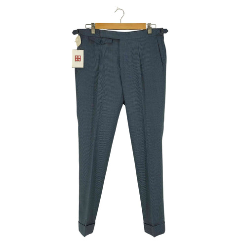 インコテックス INCOTEX SUPER 100'S SLIM FIT サイドアジャスター タック スラックス メンズ 48