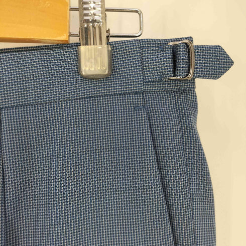 インコテックス INCOTEX SUPER 100'S SLIM FIT サイドアジャスター タック スラックス メンズ 48