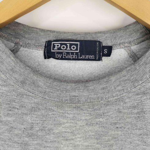 ポロバイラルフローレン Polo by RALPH LAUREN スモールポニー刺繍 ラグラン ブランク スウェット 霜降り メンズ import:S