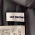 リリーブラウン Lily Brown リーフフロッキードレス レディース 0