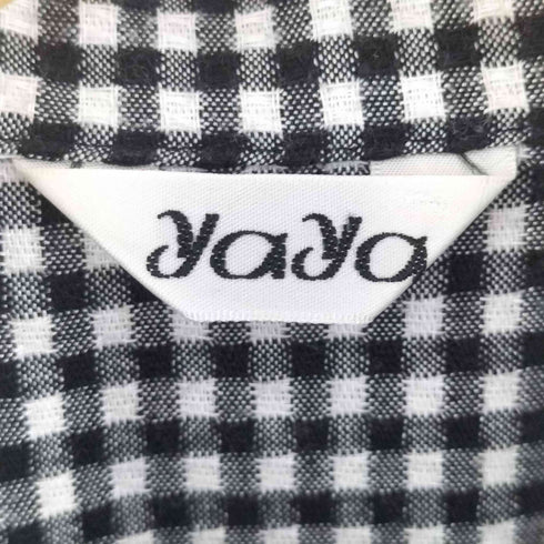 yaya ギンガムチェックシャツワンピース レディース JPN:M