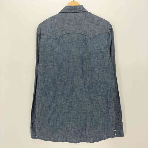 リー Lee 復刻 SANFORIZED サンフォライズド デニム シャンブレー ウエスタン L/S シャツ メンズ 16 1/2