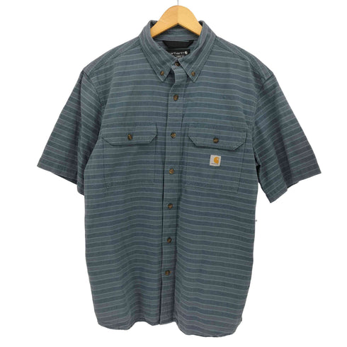カーハート Carhartt LOOSE FIT MIDWEIGHT SHORT SLEEVE PLAID SHIRT メンズ import:M