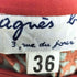 アニエスベー agnes b. 70-80S 初期タグ 総柄 プリーツ スカート レディース FR:36