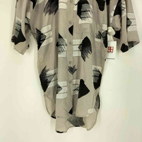 Its Jack NEW YORK 総柄 ペイントデザイン ショートスリーブ シャツ メンズ import:M