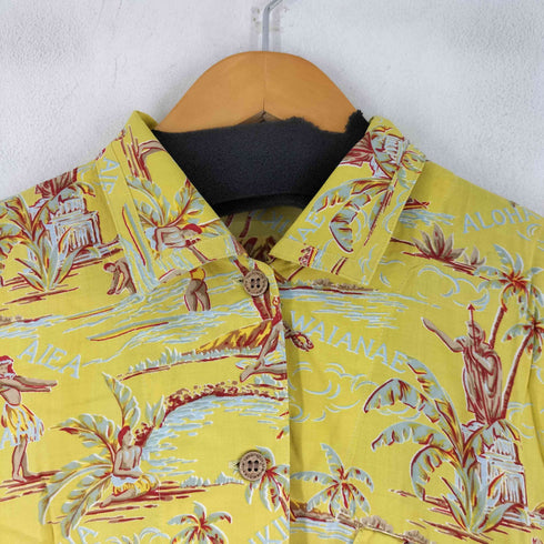 マドモアゼルノンノン mademoiselle NON NON S/S レーヨン アロハシャツ レディース JPN:M