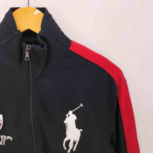 ポロバイラルフローレン Polo by RALPH LAUREN 90S ビッグポニー 刺繍 ダブルジップ トラックジャケット メンズ import:S