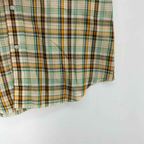 DEE CEE 70S S/S チェック ウエスタンシャツ メンズ 15 1/2