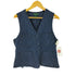 ローレンラルフローレン LAUREN RALPH LAUREN リネン混 デニムストライプベスト レディース import:L