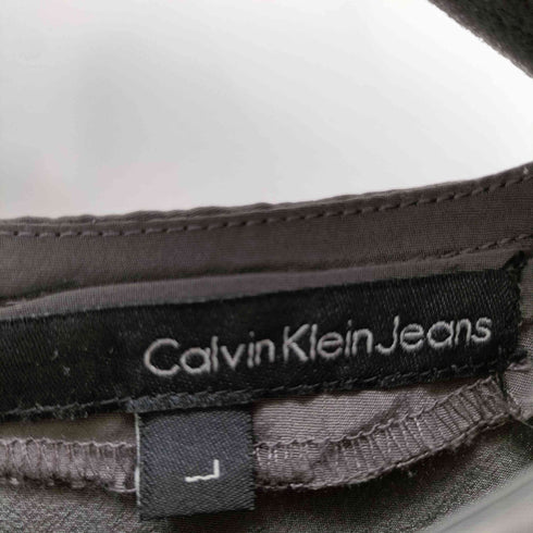 カルバンクラインジーンズ Calvin Klein Jeans カットワークデザインワンピース レディース L