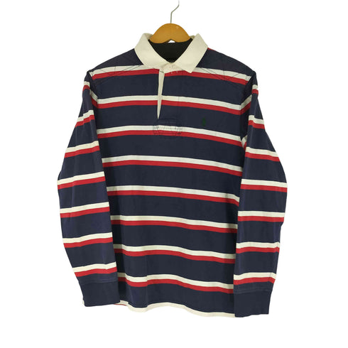 ポロバイラルフローレン Polo by RALPH LAUREN スモールポニー刺繍 L/S ボーダー ラガーシャツ メンズ