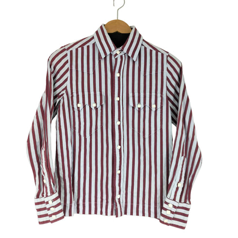 mari&makky L/S ストライプ ウエスタンシャツ レディース