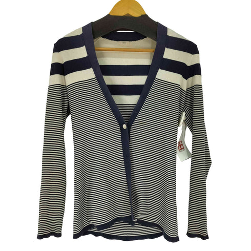 イエナ IENA 2*2RIB Vネックカーディガン レディース