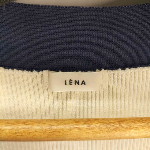 イエナ IENA 2*2RIB Vネックカーディガン レディース