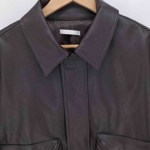 ウィムバイリドム WYM LIDNM ARTIFICIAL GRAIN SHORT BLOUSON アーティフィシャル ガーニン ショート ブルゾン メンズ JPN:M