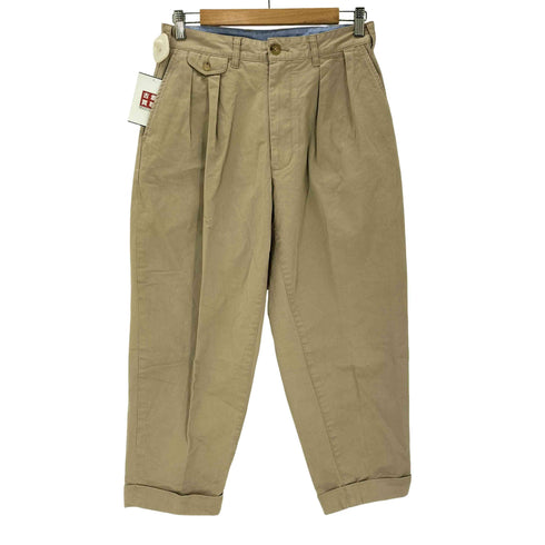 ビームスプラス BEAMS+ 2 Pleats Tapered Twill チノパンツ メンズ JPN:S