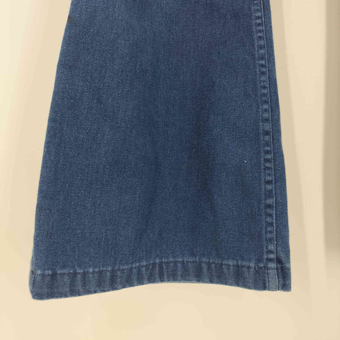 ユーエスネイビー U.S.NAVY 60-70S SEAGOING UNIFORM CORP 社製 TALON ジップ SEAFARER デニム セーラー パンツ メンズ