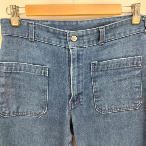 ユーエスネイビー U.S.NAVY 60-70S SEAGOING UNIFORM CORP 社製 TALON ジップ SEAFARER デニム セーラー パンツ メンズ