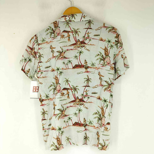 マドモアゼルノンノン mademoiselle NON NON S/S レーヨン アロハシャツ レディース JPN:M