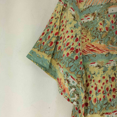 マドモアゼルノンノン mademoiselle NON NON S/S レーヨン アロハシャツ レディース JPN:M