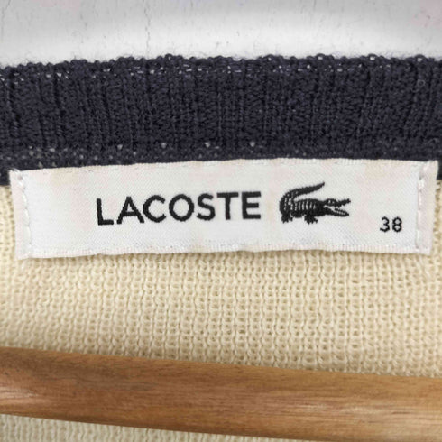 ラコステ LACOSTE ストライプ長袖セーター メンズ 36
