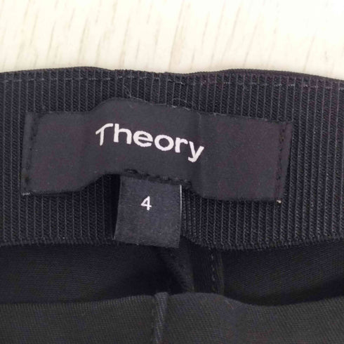 セオリー theory SKINNY LEGGING DOUBLE STRETCH ウエストゴム サイド 裾ジップ センタープレスパンツ レディース JPN:4