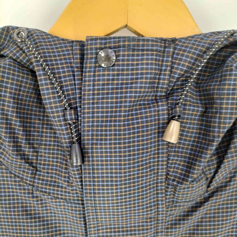 エーグル AIGLE 裾ドローコード チェックナイロンジャケット マウンテンパーカー メンズ import:XS