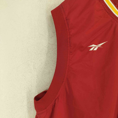 リーボック Reebok NFL ロゴ刺繍Vネックベスト メンズ L