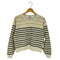 ジャンポールゴルチエ Jean Paul GAULTIER 00s 前Vガゼット メジャープリント クルーネックスウェット トレーナー レディース JPN:38